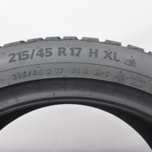 6. Opony  215/45 R17 2x CONTINENTAL 91H WinterContact TS 870 Zimowe 2024 8,5mm