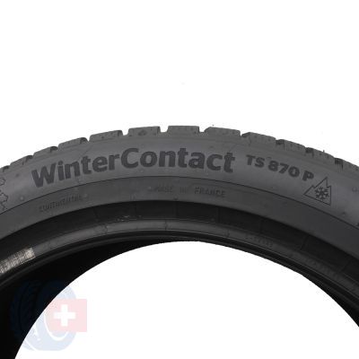 7. 2 x CONTINENTAL 225/45 R18 95V XL WinterContact Ts870P Zima 2021, 2022 Jak Nowe 6,8-7,2mm