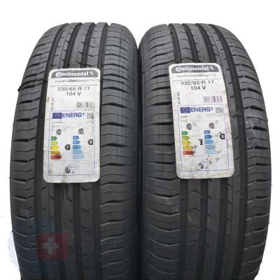 3. Opony 235/65 R17 4x CONTINENTAL 104V ContiPremiumContact 5 Suv Letnie 2019/20/22 Jak Nowe 