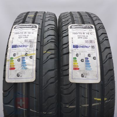 3. Opony 195/75 R16C 4x CONTINENTAL 107/105R ContiVanContact 200 Letnie 2021