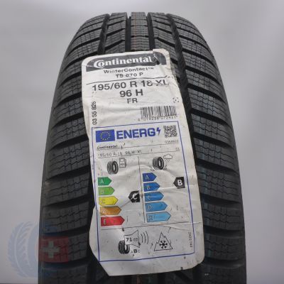 Opona 195/60 R18 1x CONTINENTAL 96H XL WinterContact TS870P Zimowa 2023 Nieużywana