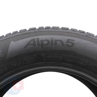 4. 1 x MICHELIN 215/65 R17 103H XL Alpin 5 Zima 2022 7mm Jak Nowa