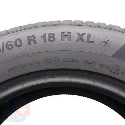 6. 4 x CONTINENTAL 255/60 R18 112H XL WinterContact TS850P SUV Zima 2018 7-7,2mm