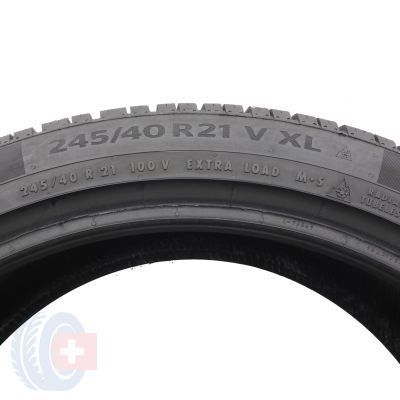 5. Opony 245/40 R21 2x CONTINENTAL 100V XL WinterContact TS860S AO Zimowe 2021 5,2-6mm