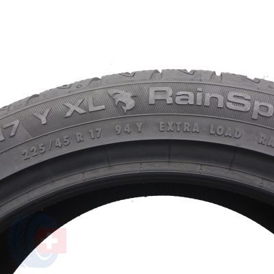 6. Opony 225/45 R17 4x UNIROYAL 94Y XL RainSport 3 Letnie 2019 Jak Nowe Nieużywane