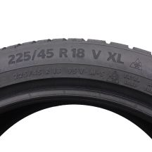 6. 4 x CONTINENTAL 225/45 R18 95V XL WinterContact TS870P Zima 6,8-7,8mm 2021/22 Jak Nowe