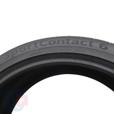 6. Opony 285/35 R22 2x CONTINENTAL 106Y XL SportContact 6 Letnie 2022 6mm