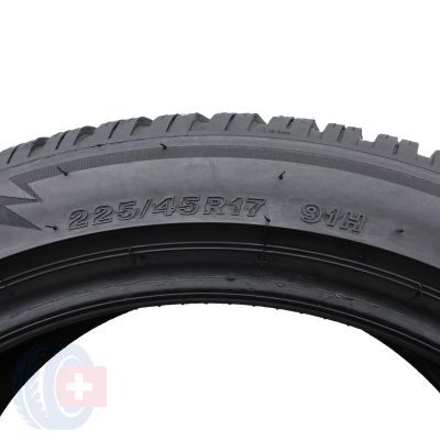 5. 2 x BRIDGESTONE 225/45 R17 91H Blizzak LM005 Zima 2019 6-6,5mm