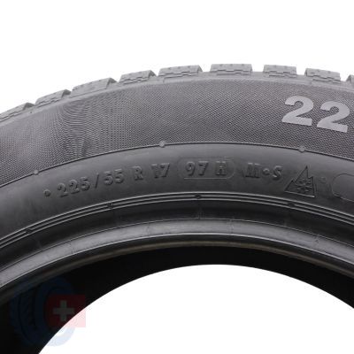 7. 2 x CONTINENTAL 225/55 R17 97H ContiWinterContact TS 830 P Zima 2013 7mm