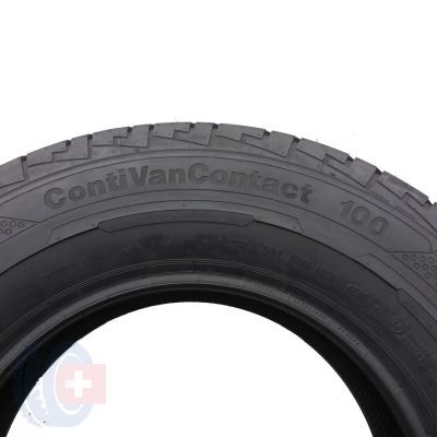 7. Opony 215/75 R16C 4x CONTINENTAL 116/114R ContiVanContact 100 Letnie 2019 Jak Nowe