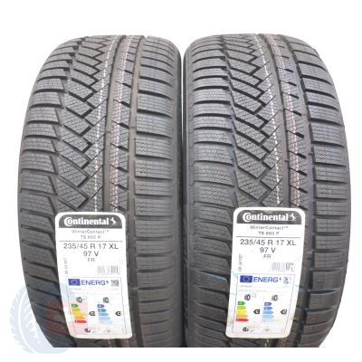 4. 4 x CONTINENTAL 235/45 R17 91V XL WinterContact TS850P Zima 2021 Jak Nowe