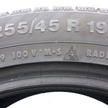 2. Opony 255/45 R19 2x CONTINENTAL 100V ContiWinterContact TS830P NO Zimowe 2019 7mm