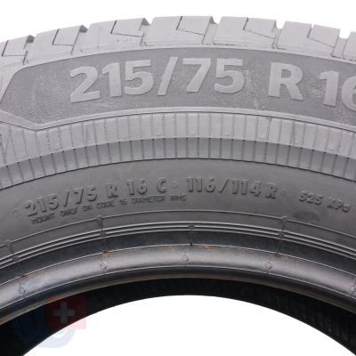 5. 2 x CONTINENTAL 215/75 R16C 116/114R VanContact Eco lato 2023 7,2mm