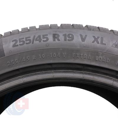 5. Opony 255/45 R19 2x CONTINENTAL 104V XL WinterContact TS860S zimowe 7mm 2023