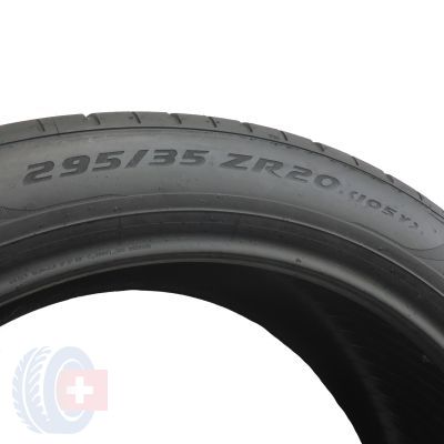 5. 2 x PIRELLI 295/35 ZR20 105Y XL P Zero F01 Lato 2016 4-5mm