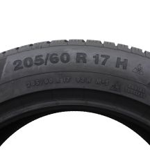 4. 2 x CONTINENTAL 205/60 R17 93H WinterContact TS850P Zima 2016 Jak Nowe Nieużywane