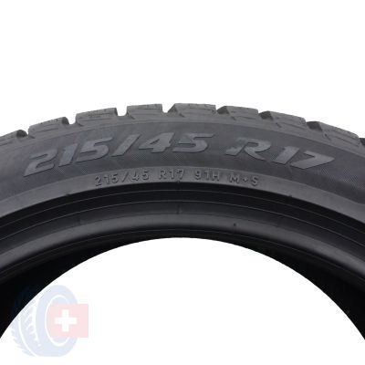 5. 2 x PIRELLI 215/45 R17 91H XL Sottozero 3 Winter Zima 2020 Jak Nowe Nieużywane