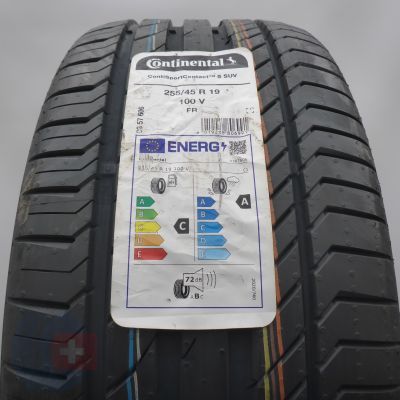 Opona 255/45 R19 1x CONTINENTAL 100V ContiSportContact5 SUV Letnia 2024 Nieużywana  Opona 255/45 R19 1x CONTINENTAL 100V ContiSportContact5 SUV Letnia 2024 Nieużywana