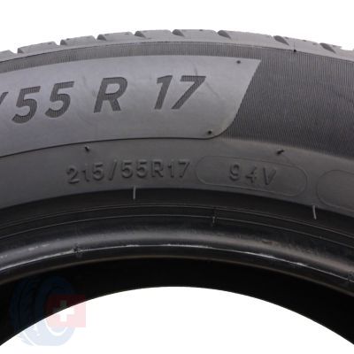 5. 4 x MICHELIN 215/55 R17 94V Primacy 4 S1 Lato 2022 6,2-6,5mm