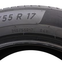 5. 4 x MICHELIN 215/55 R17 94V Primacy 4 S1 Lato 2022 6,2-6,5mm