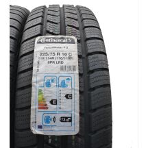 3. Opony 225/75 R16C 2x CONTINENTAL 116/114R VancoWinter 2 Zimowe 2020 Jak Nowe