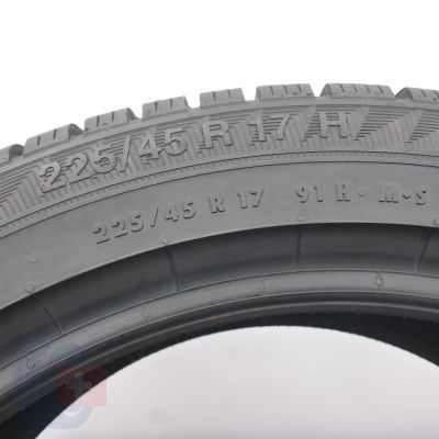 3. Opona 225/45 R17 1x GISLAVED 91H EuroFrost6 Zimowa 2021 Jak Nowa 7,5mm