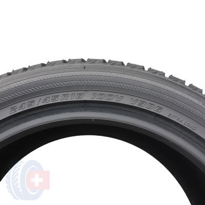 3. 1 x YOKOHAMA 245/45 R18 100V XL BluEarth Winter V906 Zima 2023 Jak Nowa 7,5mm 