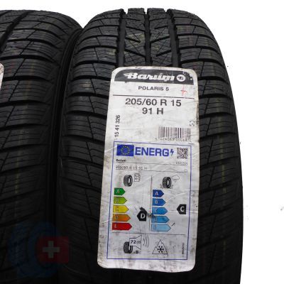 3. Opony 205/60 R15 2x BARUM 91H Polaris 5 Zimowe 2021 Jak Nowe