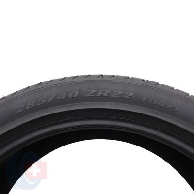 5. 2 x PIRELLI 285/40 ZR22 110Y XL P Zero B Lato 2021 5,5-5,8mm