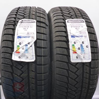 3. Opony 215/55 R18 4x CONTINENTAL 95T WinterContact TS 850 P SEAL Zimowe 2021 Jak Nowe 
