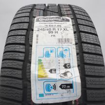 Opona 245/45 R17 1x CONTINENTAL 99H XL ContiWinterContact TS 830 P M0 Zimowa 2018 Nieużywana