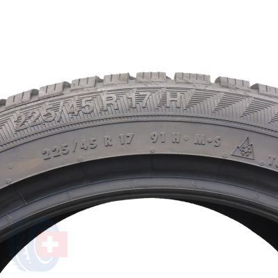 6. 4 x GISLAVED 225/45 R17 91H EuroFrost 6 Zima 2018/21 6-7,5mm