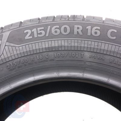 6. 4 x CONTINENTAL 215/60 R16C 103/101T VanContact Eco Lato 2021 Jak Nowe Nieużywane 