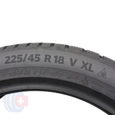 8. 4 x CONTINENTAL 225/45 R18 95V XL WinterContact TS870P Zima 2021/22 7,2mm