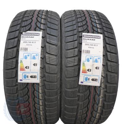 2 x BRIDGESTONE 205/50 R17 93H XL Blizzak LM-32 AO Zima 2019 Jak Nowe