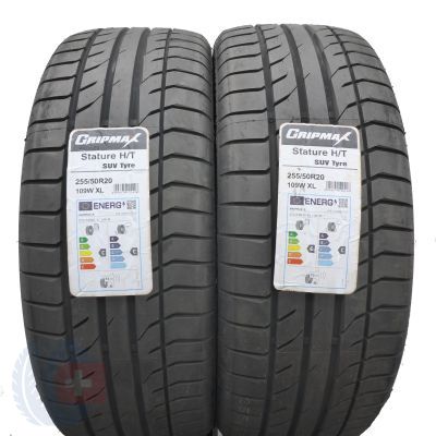 3. Opony 255/50 R20 4x GRIPMAX 109W XL Stature H/P SUV Letnie 2021 Jak Nowe