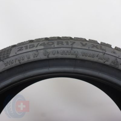 6. Opony 215/40 R17 2x CONTINENTAL 87V XL WinterContact TS 860 Zimowe 2021 