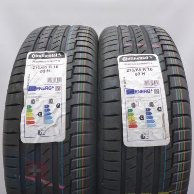 Opony 215/65 R16 2x CONTINENTAL 98H PremiumContact 6 Letnie 2022