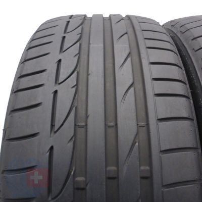 2. 2 x BRIDGESTONE 225/40 R19 89Y Potenza S001 BMW Run Flat Lato 7mm 2019