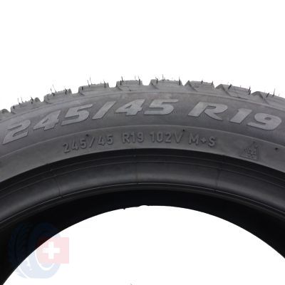 6. Opona 245/45 R19 1x PIRELLI 102V XL Winter Sottozero 3 RSC BMW Zimowa 2020 Jak Nowa