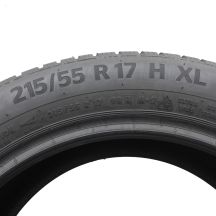 4. Opona 215/55 R17 1x CONTINENTAL 98H XL WinterContact TS870P Zimowa  2023 8,2mm Jak Nowa