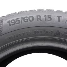 5. Opony 195/60 R15 2x CONTINENTAL 88T WinterContact TS 860 Zimowe 2019 Nieużywane 