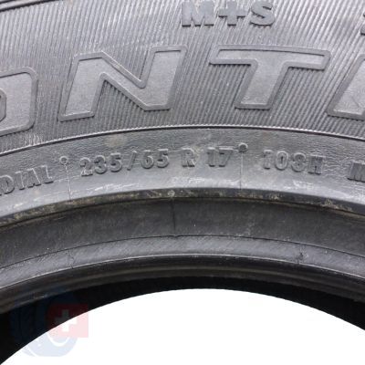 6. 4 x CONTINENTAL 235/65 R17 108H XL CrossContact AT Lato M+S 2014 Nieużywane