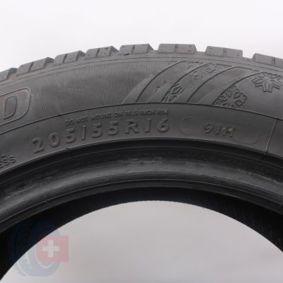 6. Opony 205/55 R16 4x DUNLOP 91H SP Winter Sport 4D Zimowe 2018 7,2mm