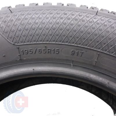 4. 2 x KLEBER 195/65 R15 91T Krisalp HP3 Zima 2022 Jak Nowe 7,2mm