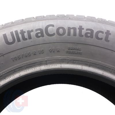 5. Opony 195/65 R15 2x CONTINENTAL 91H UltraContact Letnie 2021 7-7,2mm