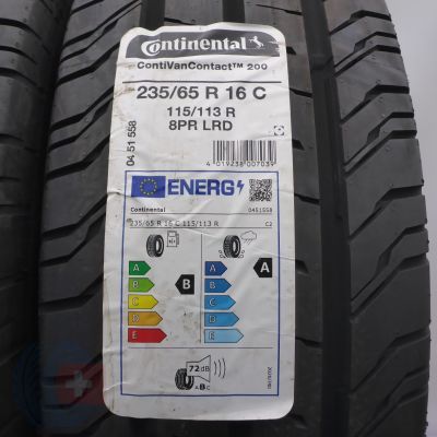 2. Opony 235/65 R16C 4x CONTINENTAL 115/113R ContiVanContact 200 Letnie 2021, 2022 Nieużywane 2. Opony 235/65 R16C 4x CONTINENTAL 115/113R ContiVanContact 200 Letnie 2021, 2022 Nieużywane