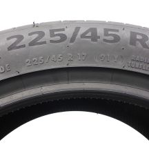 6. Opony 225/45 R17 4x CONTINENTAL 91Y PremiumContact 6 Letnie 2019 Jak Nowe Nieużywane