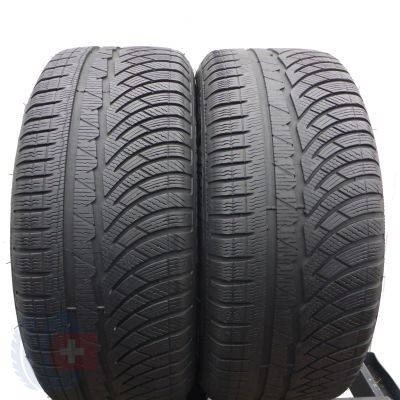 3. 4 x MICHELIN 245/45 R18 100V XL PilotAlpin PA4 RunFlat BMW M0E Zima 2016, 2017 4-6,2mm