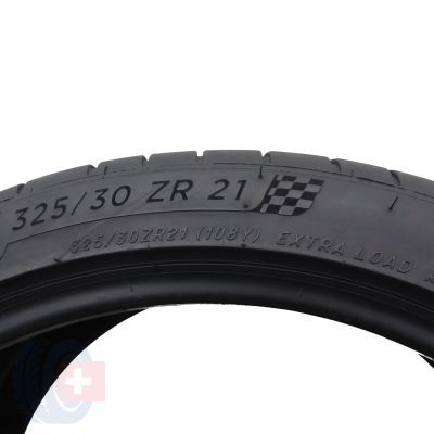 5. 2 x MICHELIN 325/30 ZR21 108Y XL Pilot Sport 4 N0 Acoustic Lato 2017 4,5-5mm